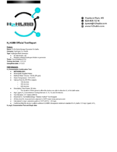 H2HUBB Official Test Report H4H H2 Bath device rev. 3 25 23 pdf